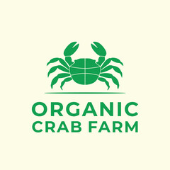 Breeding, raising, and harvesting fish, shellfish. Aquaculture. Farm cultivation of seafood. Seafood farm logo. Organic eco-friendly food nutricion production, farm and sales meat crab, lobster, fish.