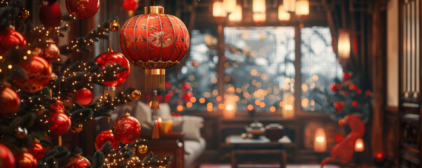 Seasonal decorations with a Chinese twist, Chinese paper lantern symbols