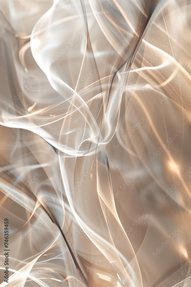 Poster abstract background with reflections and caustics. hi-tech. futuristic background image. created wit