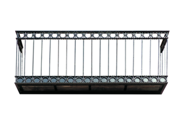 Wrought iron balcony railing  2