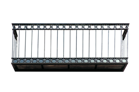 Wrought iron balcony railing  2