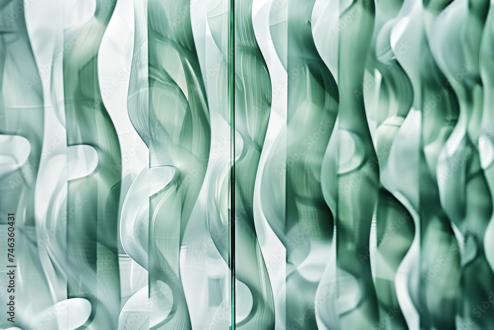 Poster abstract background with reflections and caustics. hi-tech. futuristic background image. created wit