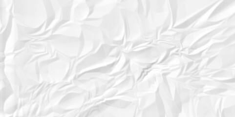 White crumpled paper texture pattern. old paper  Clean white paper rough Crumpled, wrinkled sheet of white paper. Background. Web design.