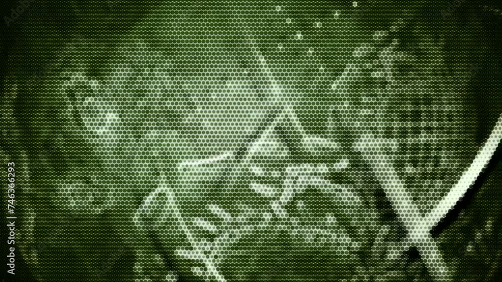 Poster animated moving motion background showing planet earth from space