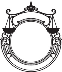 frame with a crown