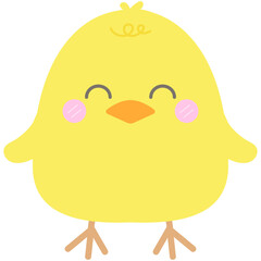 hello spring easter festival cute chicken