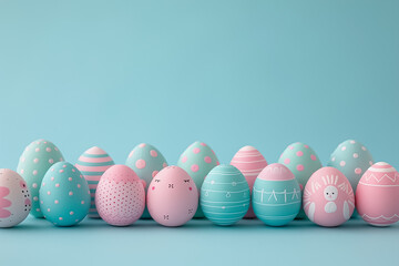  diy for Easter. handmade easter eggs figures in pastel color