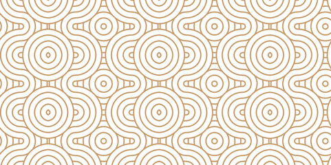 	
Minimal diamond geometric waves pattern and abstract circle wave transparent line. Brown seamless tile stripe geomatics create retro square line backdrop pattern background. Overlapping Pattern.