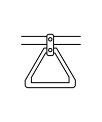 bus belt icon, vector best line icon.