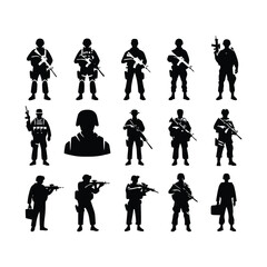 silhouettes of people