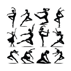 silhouettes of people