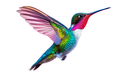 Obraz na płótnie Canvas Colorful Hummingbird in Flight