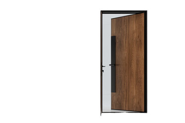 Contemporary Door Design on Transparent Background, PNG
