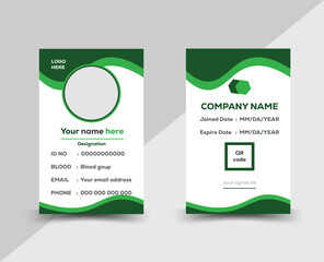 Professional Identity Card design for Employee and Others.