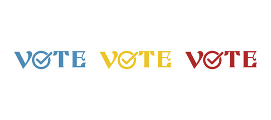 voting icon on a white background, vector illustration