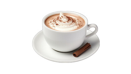 Hot Chocolate coffee cup with Cream png