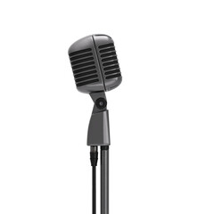 Fototapeta premium Microphone マイクロホン マイク 影付き 透過影 半透明影 透過PNG