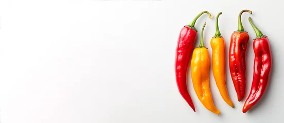 Keuken spatwand met foto red hot chili peppers © Daisy