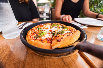 Vegetarian Broccoli Pizza Slice