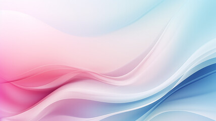 Obraz premium light soft color wave line on white background abstract in motion background