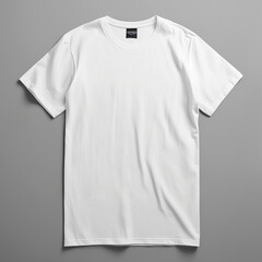 mockup of a plain classic style white t-shirt , generative AI