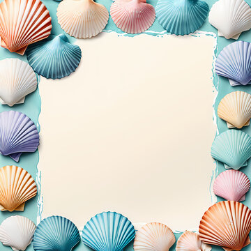 seashells on the beach