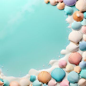 seashells on the beach