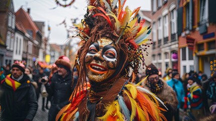 Naklejka premium Carnival Street Photography and Art Contests