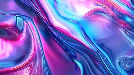 Abstract surreal curves icon. Dynamic, interplay, fluid shapes, iridescent, tones, captivating, aesthetic, modern, artwork, contemporary, design. Generated by AI