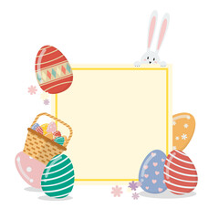 Easter egg hunt banner - 746397889