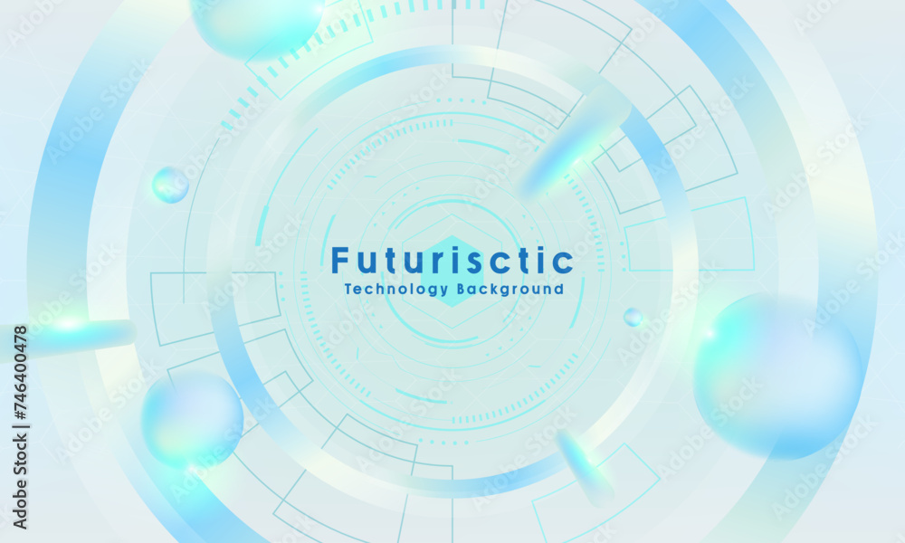 Poster futuristic technology abstract background. abstract futuristic curve digital line design.modern futu