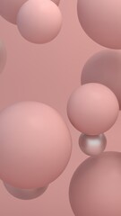 Colorful Floating Soft Balls Background
