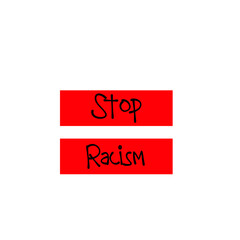 Stop Racism Icon Doodle