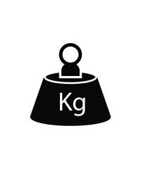 Kg icon, vector best flat icon.