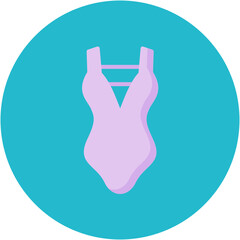 Obraz premium Women Swimsuit Icon