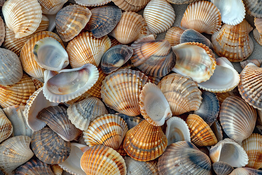 The Patterns, Texture, and Colors of Seashells.