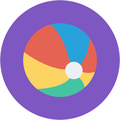 Obraz premium Beach Ball Icon