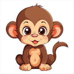 Cute Monkey cartoon
