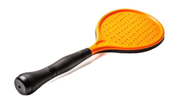 Yellow and Black Paddle. The contrasting colors of the paddle create a striking visual image. on a White or Clear Surface PNG Transparent Background.