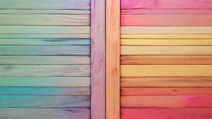 Colorful error straight pastel wood texture. Generative AI.