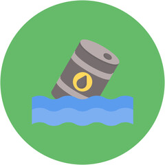Oil Pollution Icon