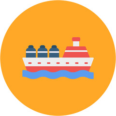 Oil Ship Icon