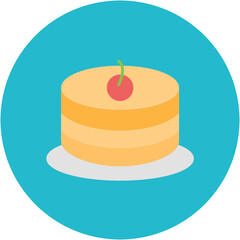 Sponge Cake Icon