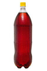 garrafa sem marca de refrigerante de cola isolado em fundo transparente