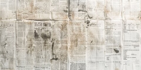 old newspaper texture full background 