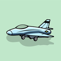 jet fighter icon vector