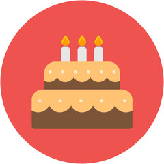 Two Layered Cake Icon