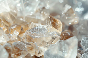 The Texture and Sparkle of Crystallized Sugar.