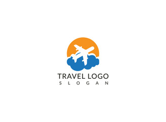 Unique Airplane travel logo design.