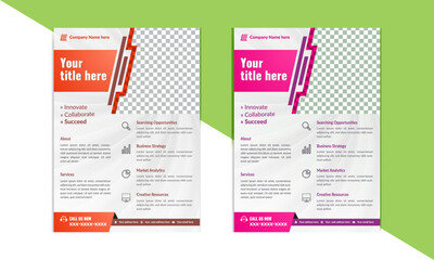 Innovative Alternatives: Utilise Flexible Expertise to Expand Your Firm. (Corporate flyer design A4 size)
